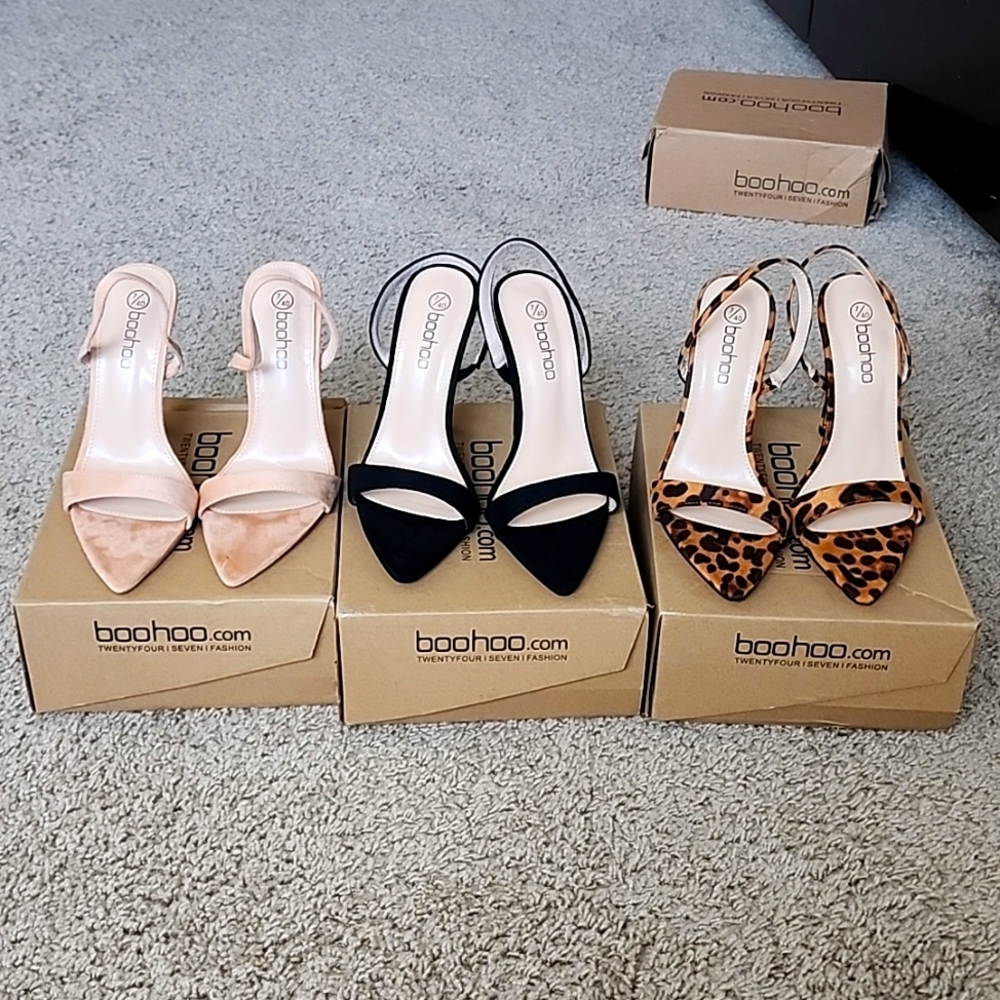 Sling back heels